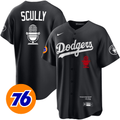 Men’s Los Angeles Vin Scully 76 Patch Jersey