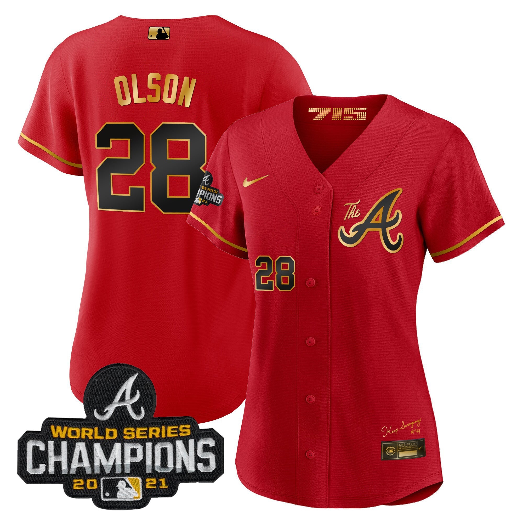 Women’s Atlanta Champions City Connect Gold Jersey