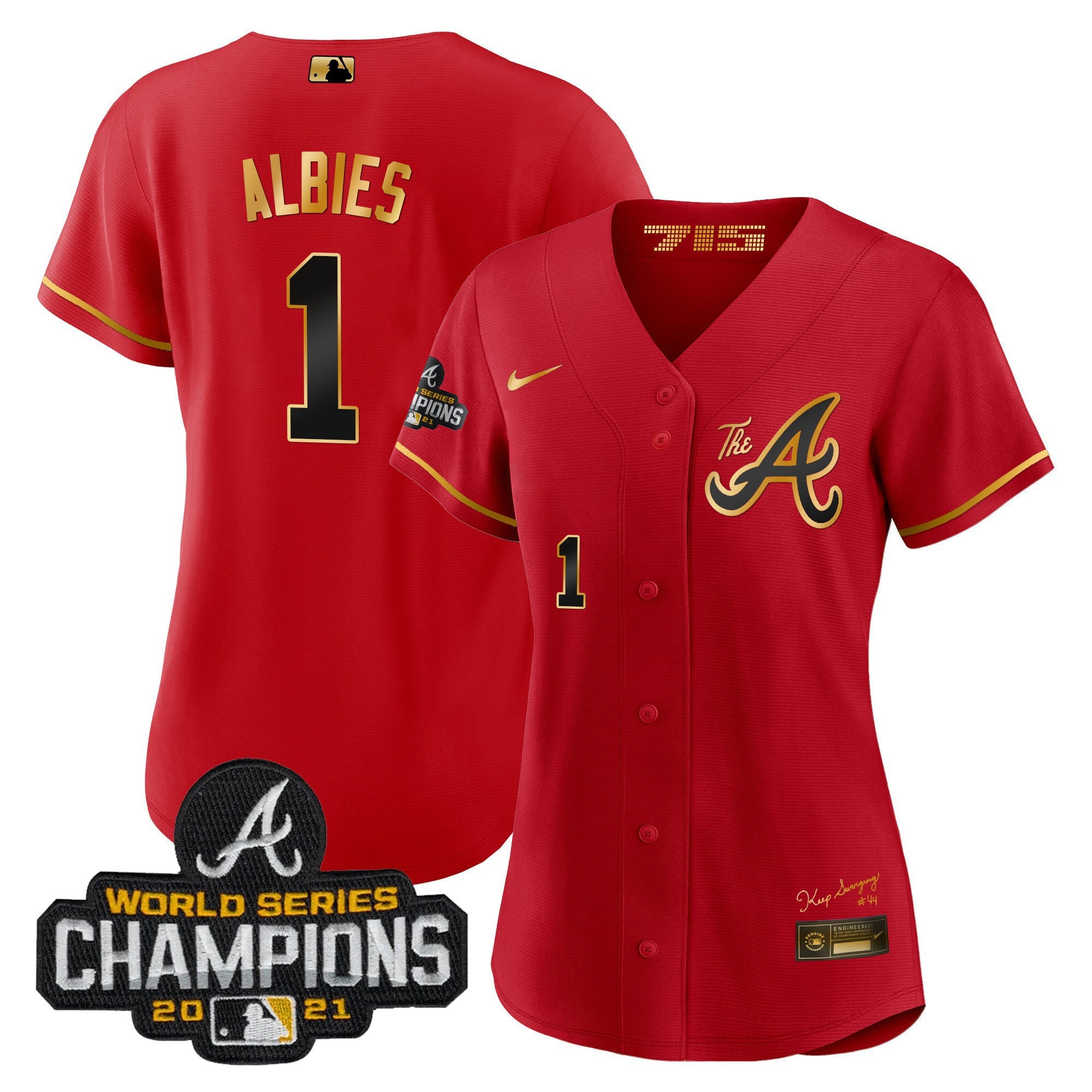 Women’s Atlanta Champions City Connect Gold Jersey