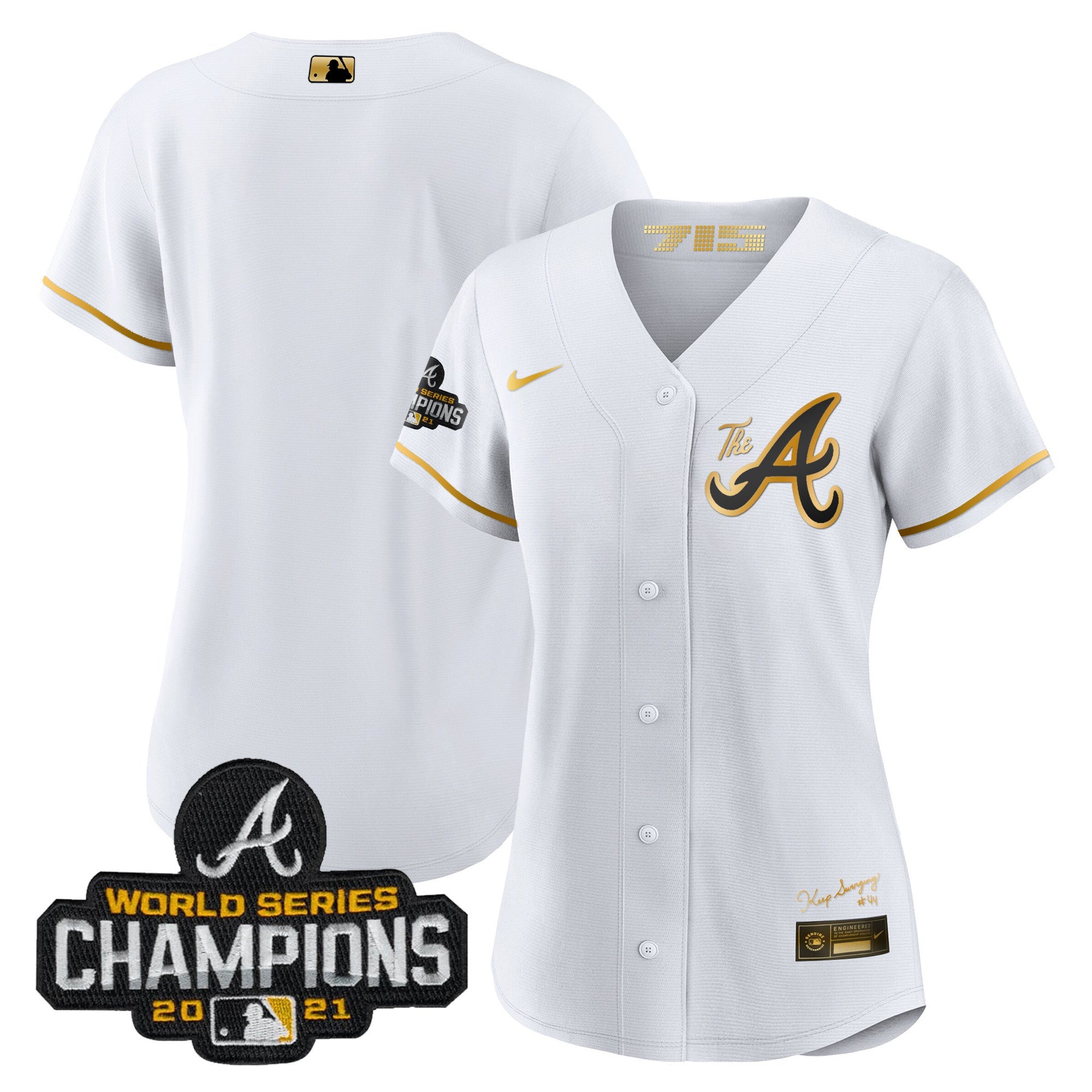 Women’s Atlanta Champions City Connect Gold Jersey
