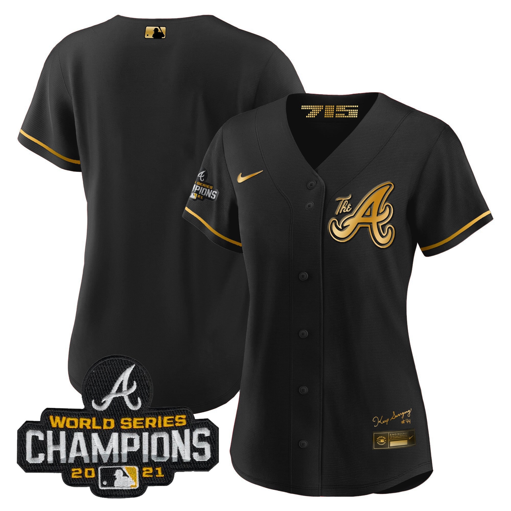 Women’s Atlanta Champions City Connect Gold Jersey