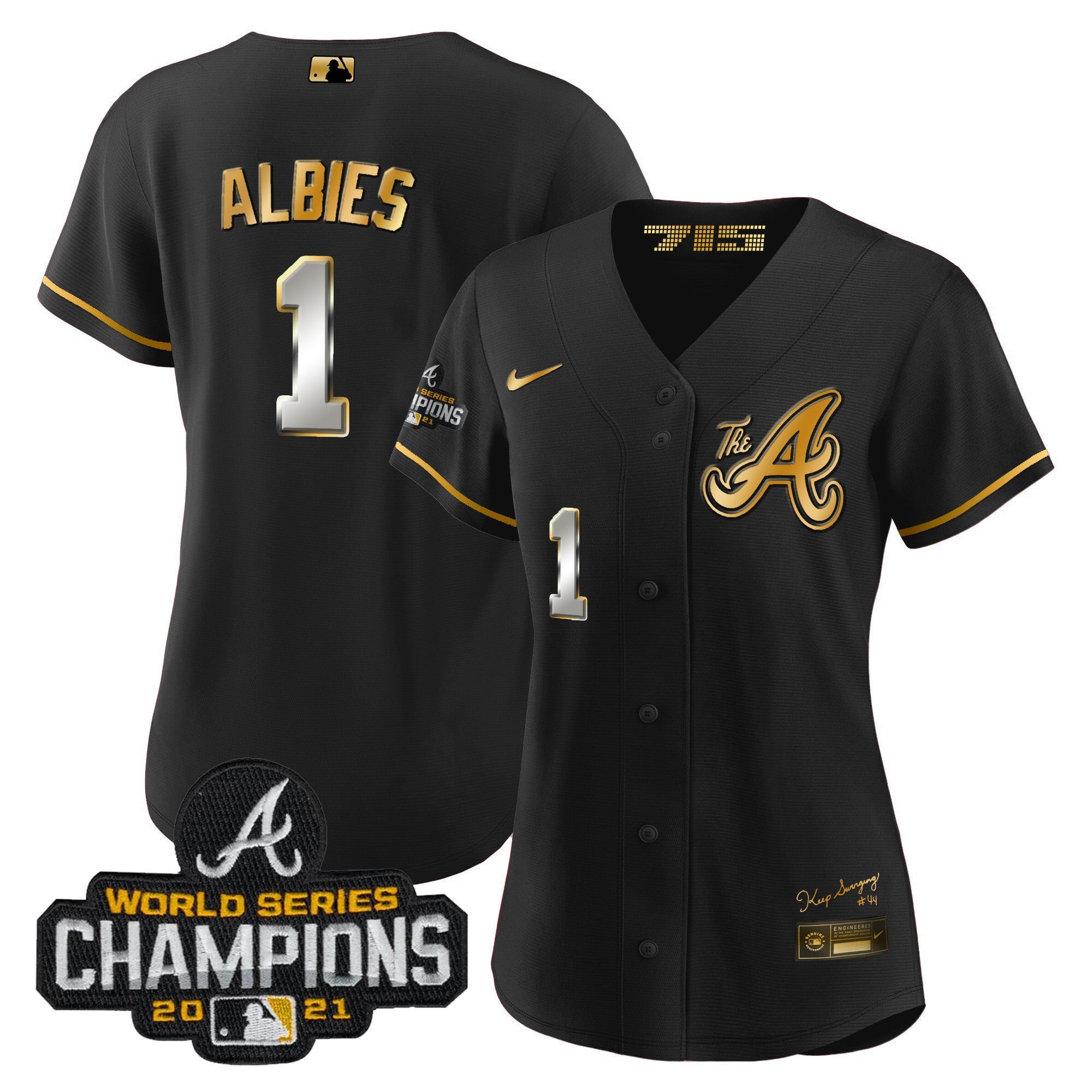 Women’s Atlanta Champions City Connect Gold Jersey