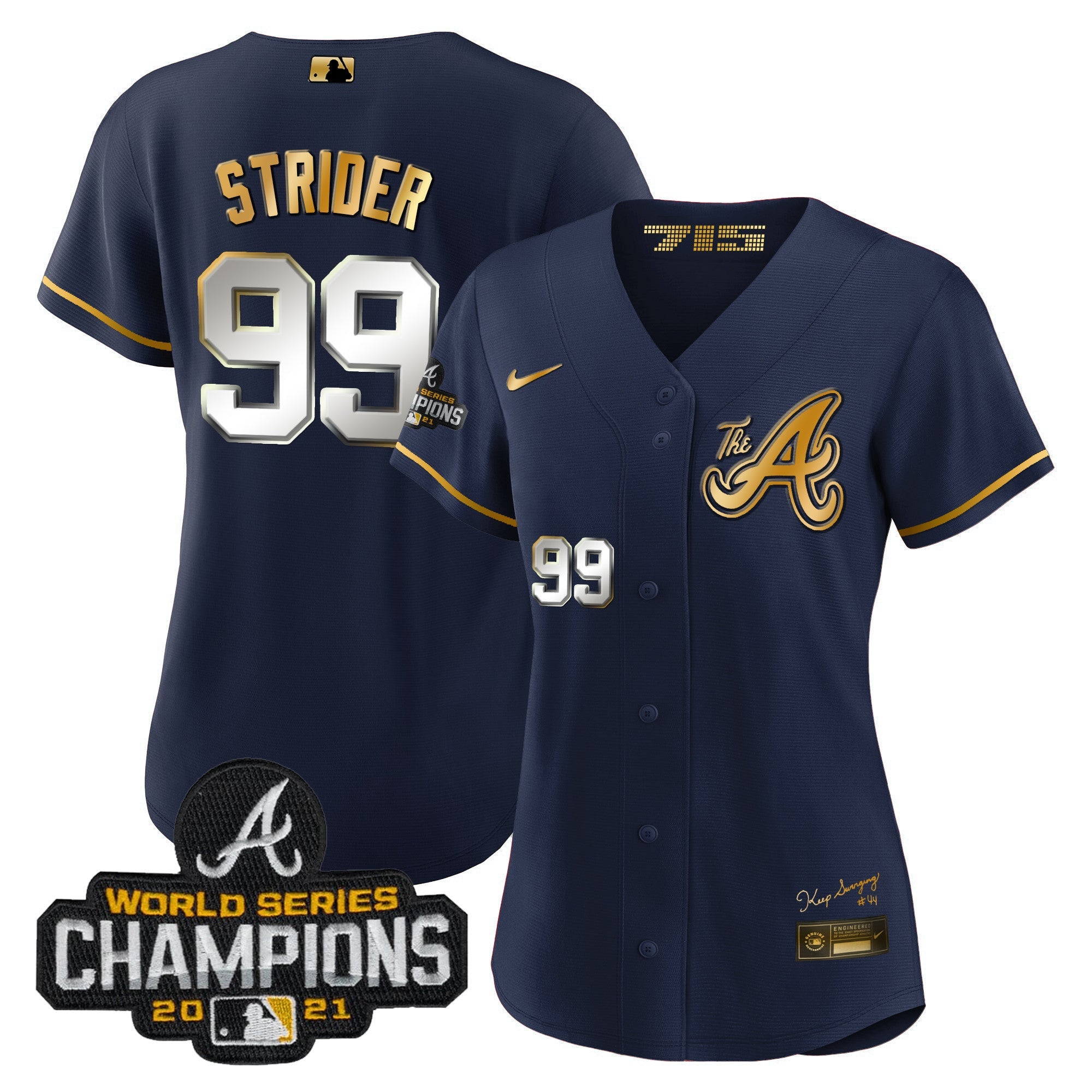 Women’s Atlanta Champions City Connect Gold Jersey