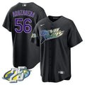 Randy Arozarena Tampa Bay 25th Anniversary Black Jersey
