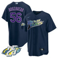 Randy Arozarena Tampa Bay Navy Jersey