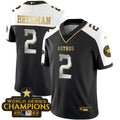 Houston 2023 Champions Patch Vapor Gold Jersey