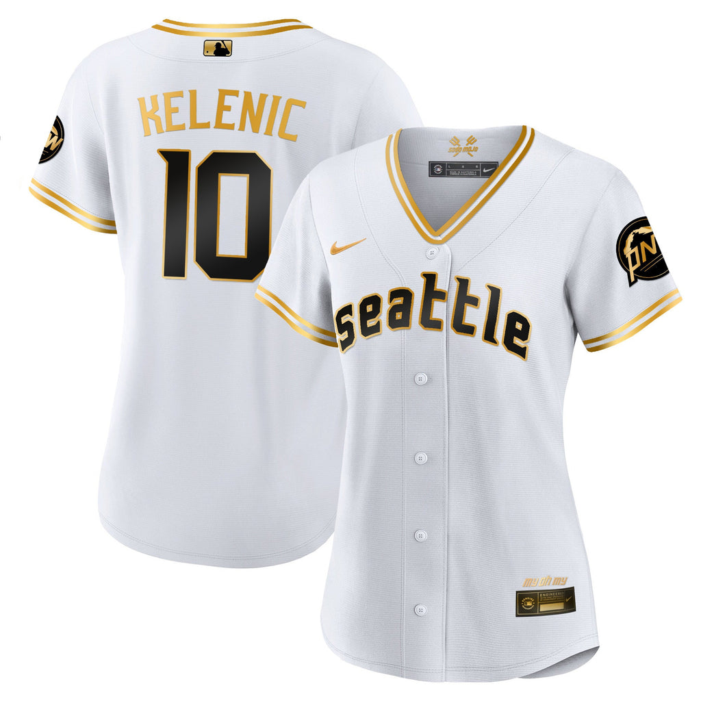 Women’s Seattle 2023 City Connect Gold Jersey