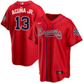 Ronald Acuna Jr. Atlanta Red Jersey