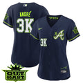 Women’s Atlanta Atliens The A Baseball Jersey