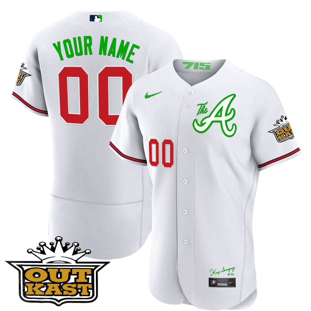 Atlanta Atliens The A Baseball Custom Jersey