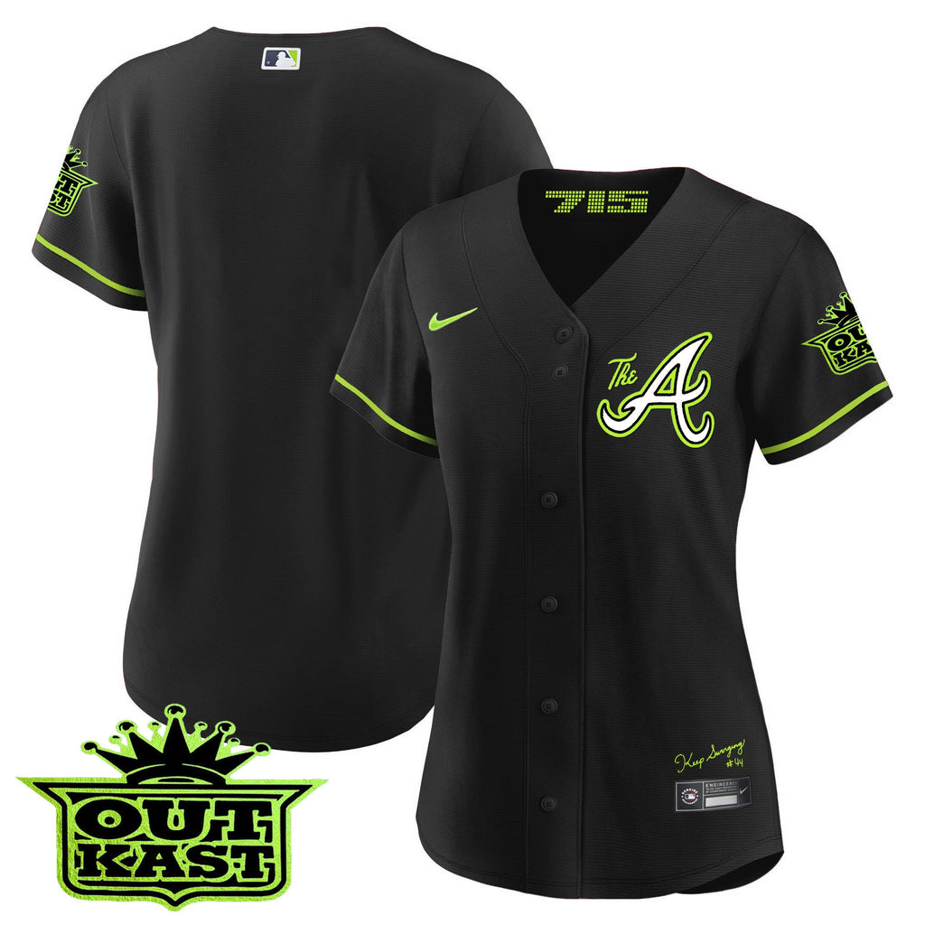 Women’s Atlanta Atliens The A Baseball Jersey