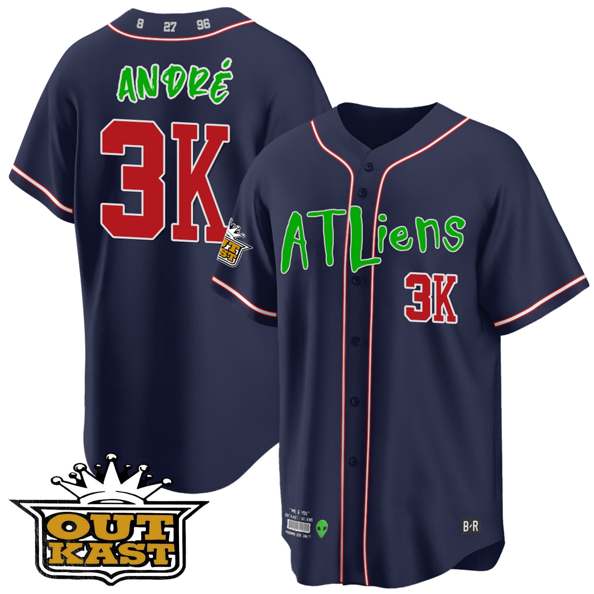 Men’s Atlanta Atliens Cool Base Jersey