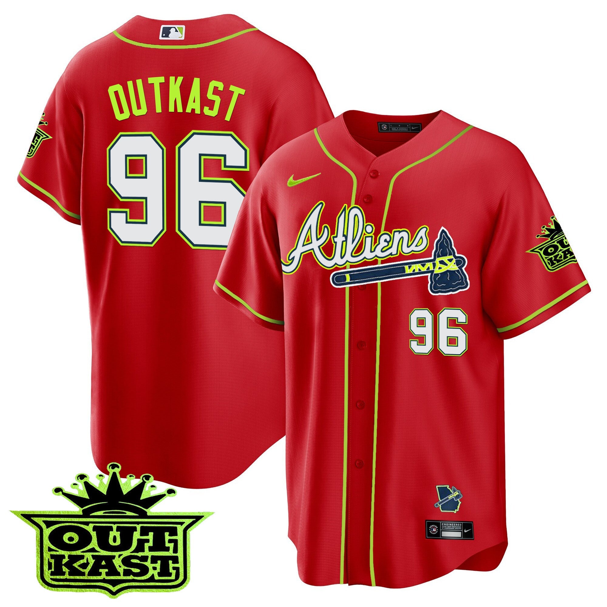Men’s Atlanta Atliens Cool Base Jersey
