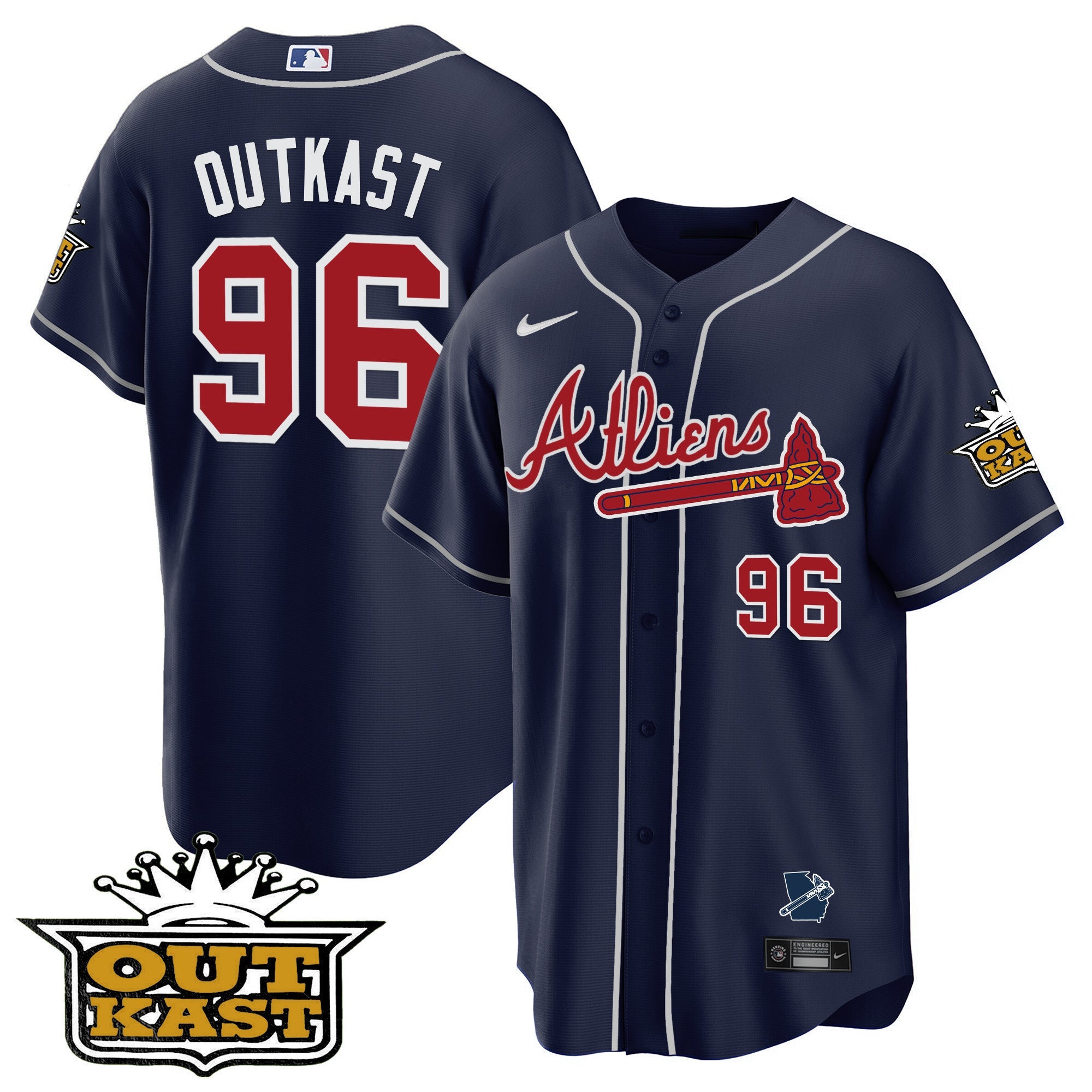 Men’s Atlanta Atliens Cool Base Jersey V2