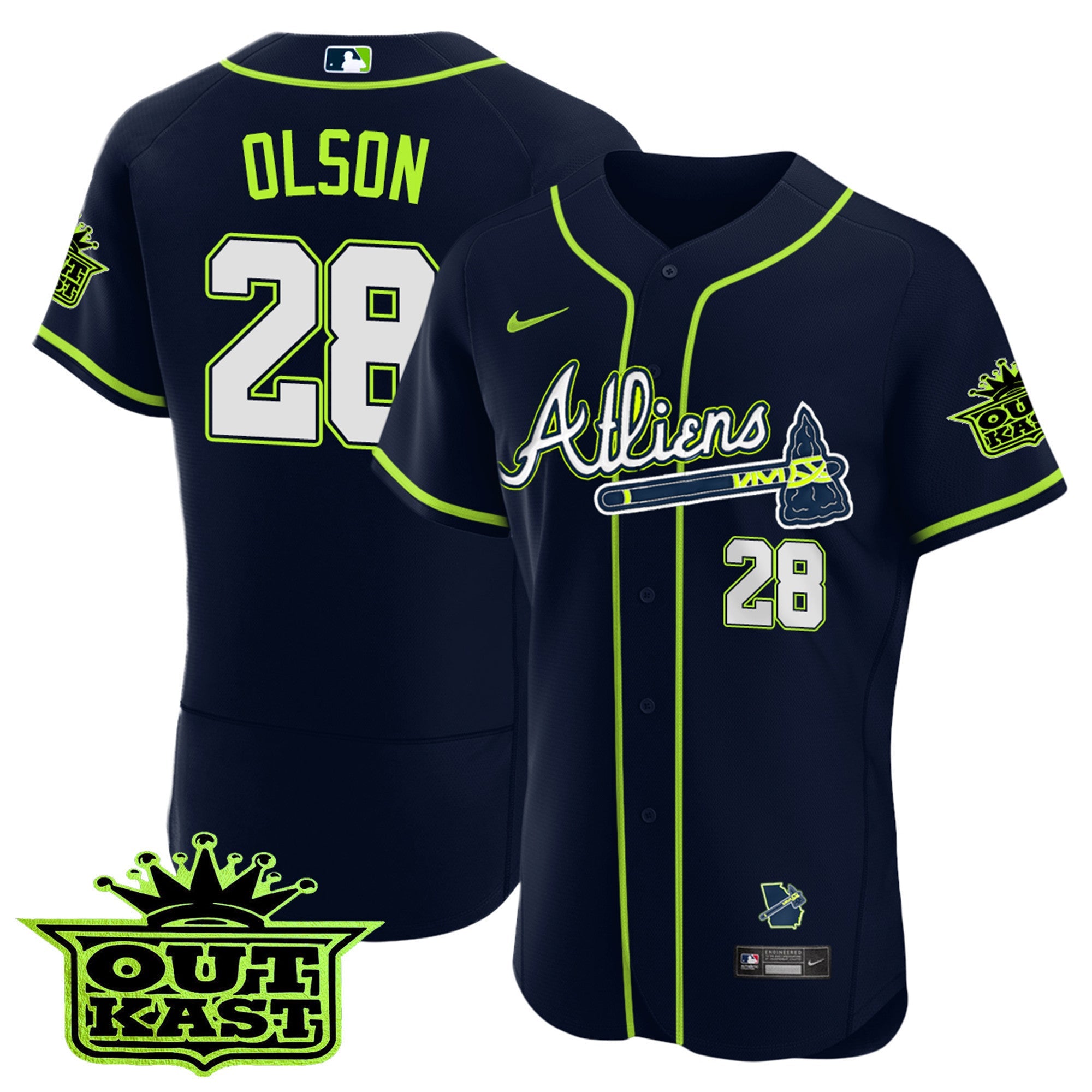 Youth’s Atlanta Atliens Flex Base Jersey