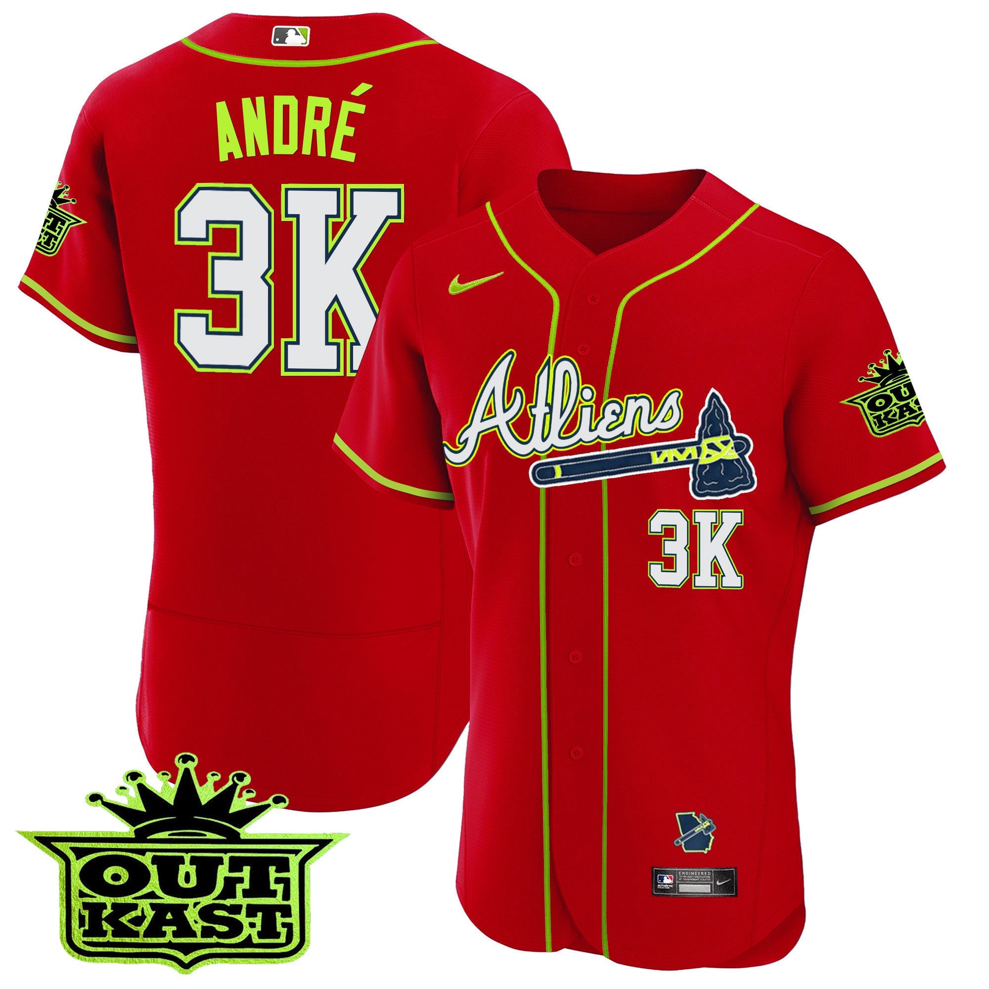 Youth’s Atlanta Atliens Flex Base Jersey