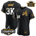 Men’s Atlanta Outkast Gold The A Flex Base Jersey