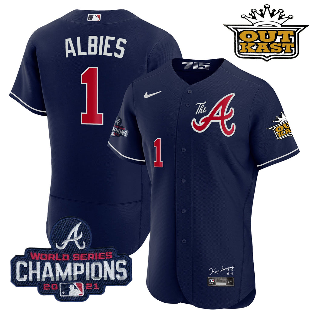 Men’s Atlanta Outkast Gold The A Flex Base Jersey