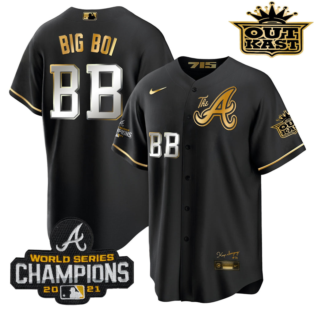 Men’s Atlanta Outkast Gold The A Cool Base Jersey