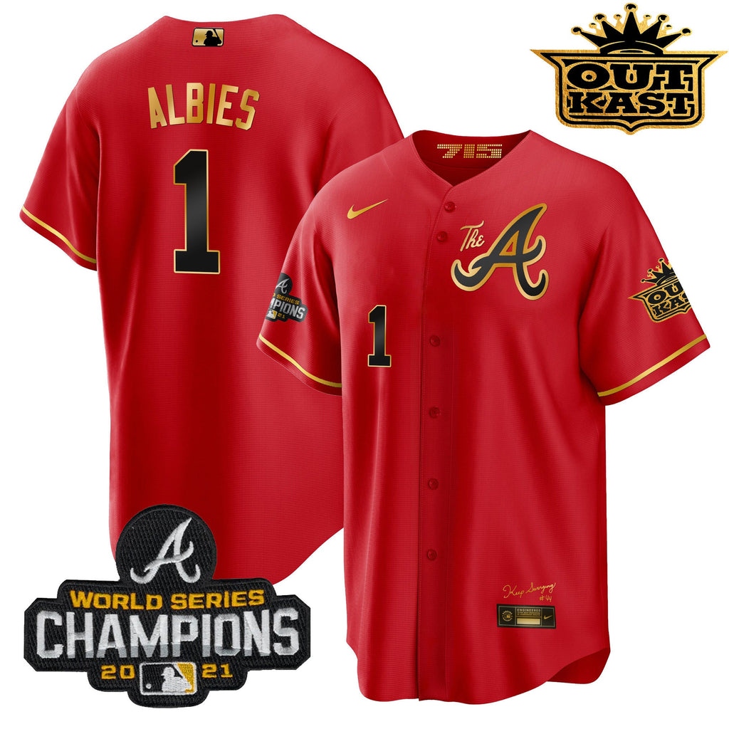 Men’s Atlanta Outkast Gold The A Cool Base Jersey