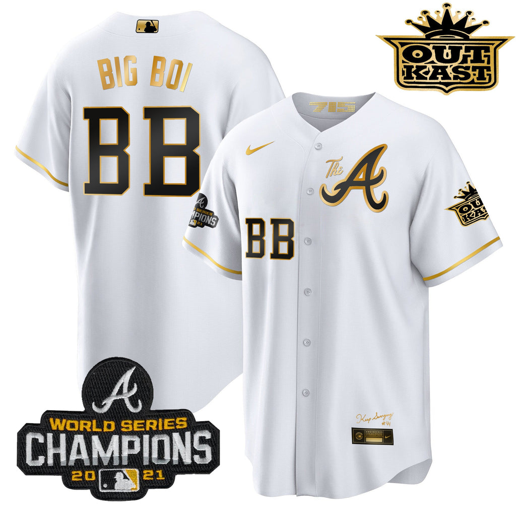 Men’s Atlanta Outkast Gold The A Cool Base Jersey