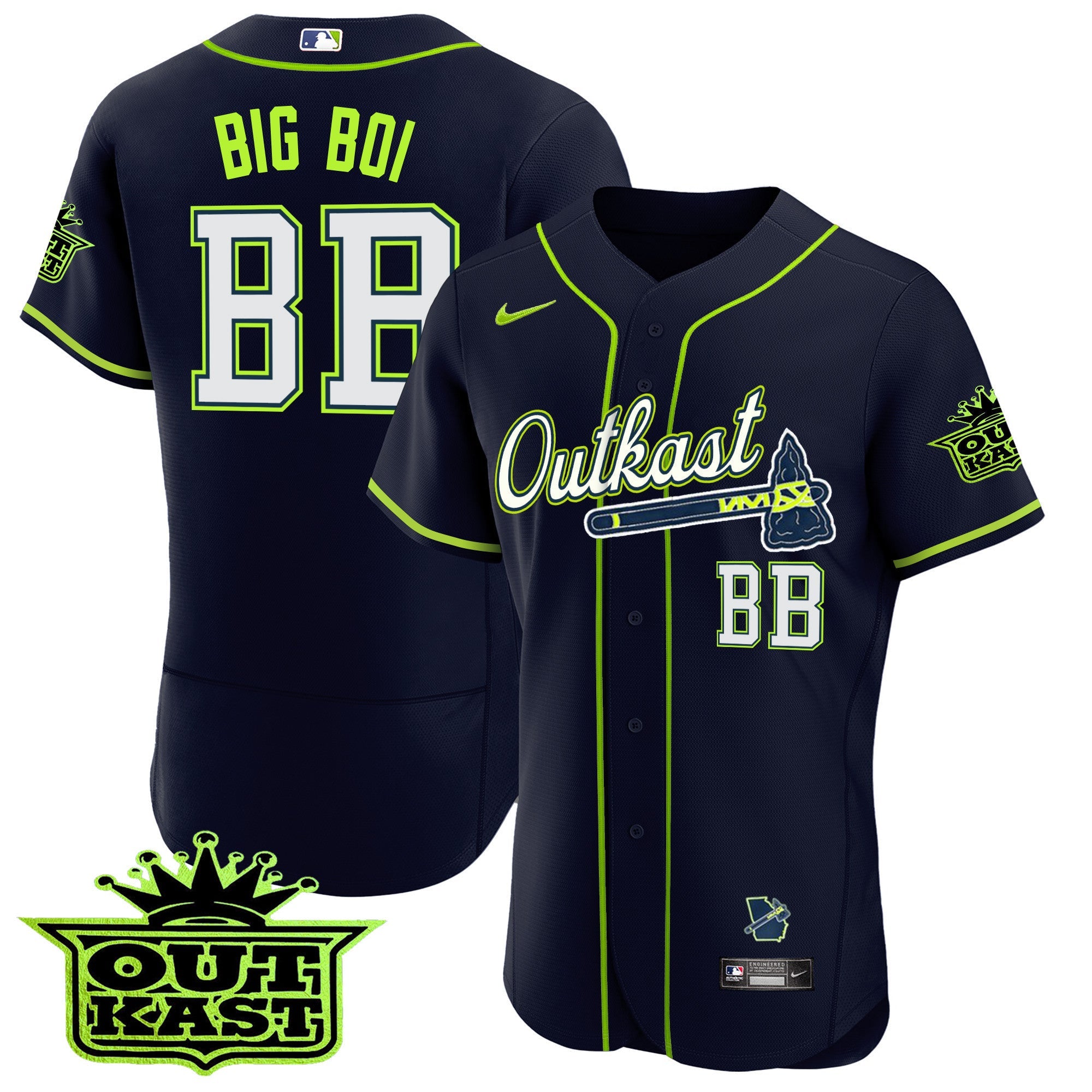 Men’s Atlanta Outkast Flex Base Jersey