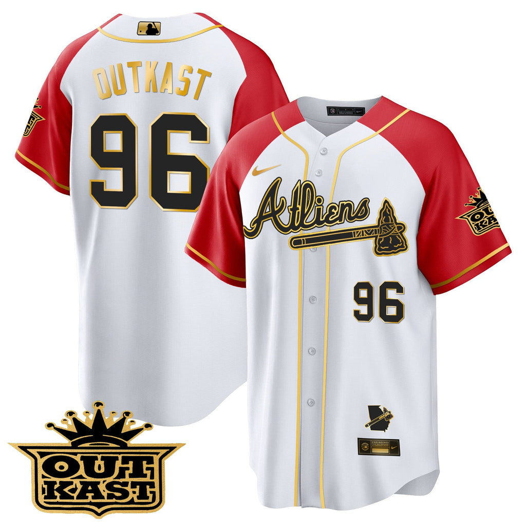 Men’s Atlanta Atliens Gold Alternate Cool Base Jersey