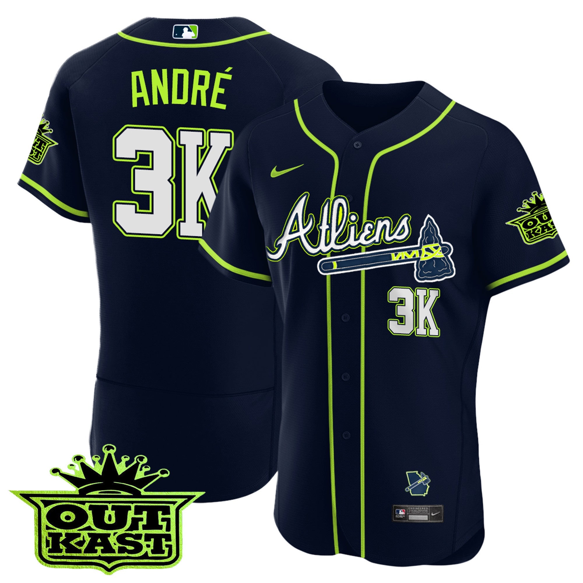 Men’s Atlanta Atliens Flex Base Jersey V2