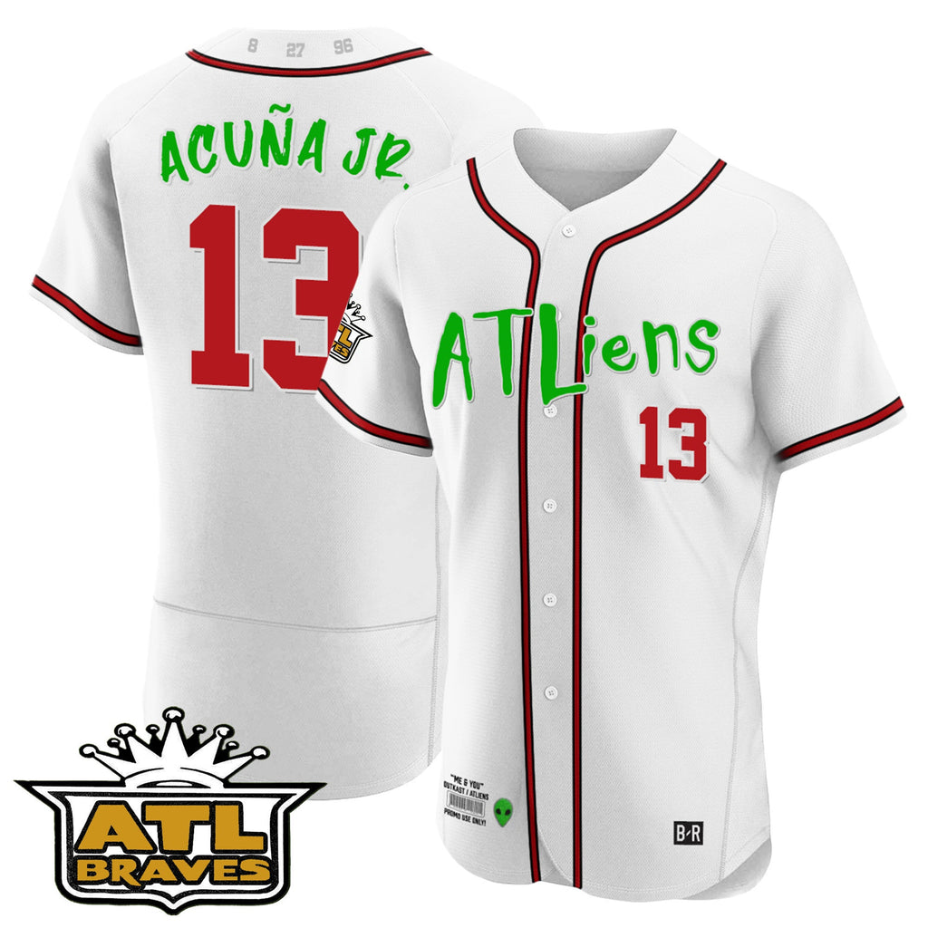 Men’s Atlanta Atliens ATL Patch Flex Base Jersey