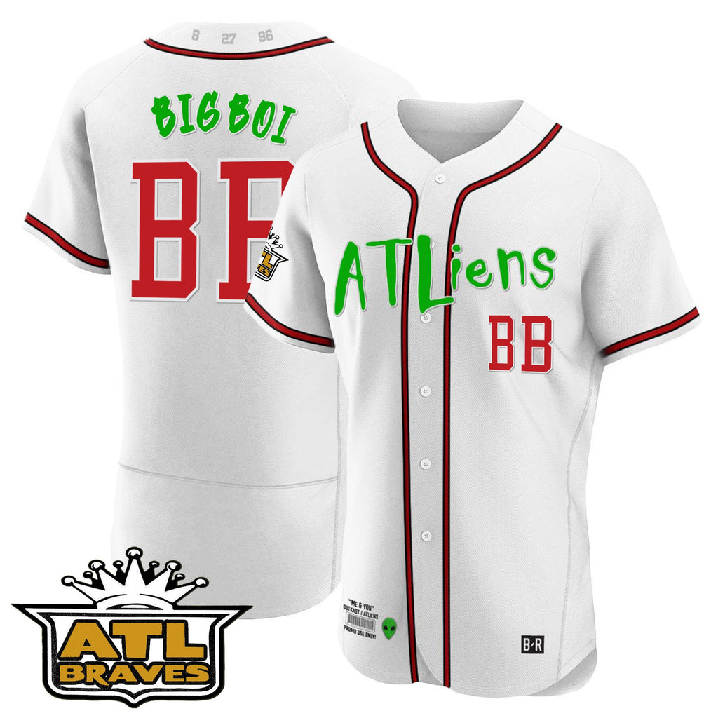 Men’s Atlanta Atliens ATL Patch Flex Base Jersey