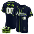 Atlanta Atliens ATL Patch Flex Base Custom Jersey