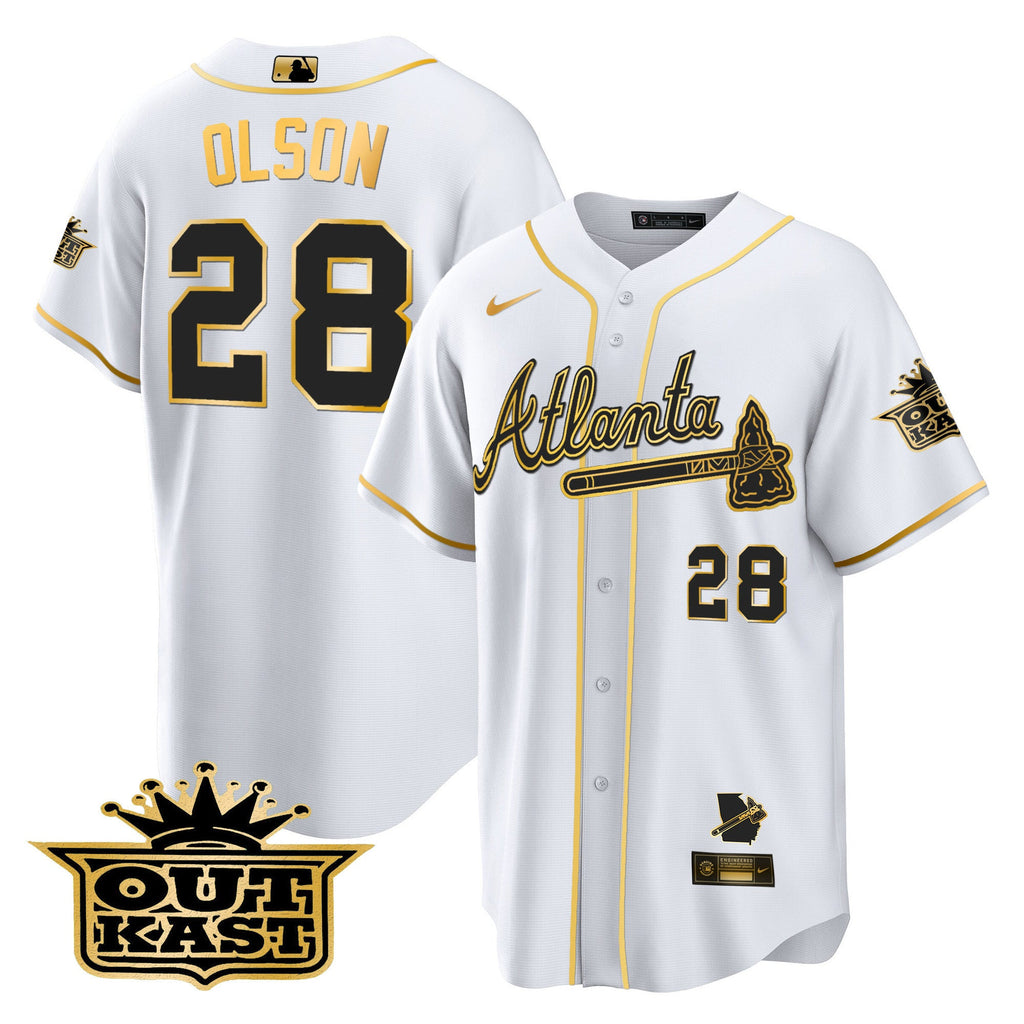 Men’s Atlanta Outkast Cool Base Gold Jersey V3