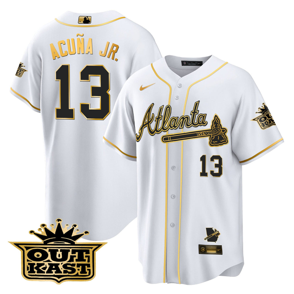 Men’s Atlanta Outkast Cool Base Gold Jersey V3