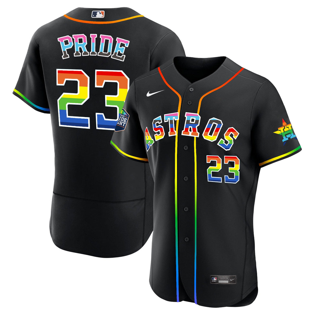 Men’s Houston 2023 Flex Base Pride Jersey – Stitched