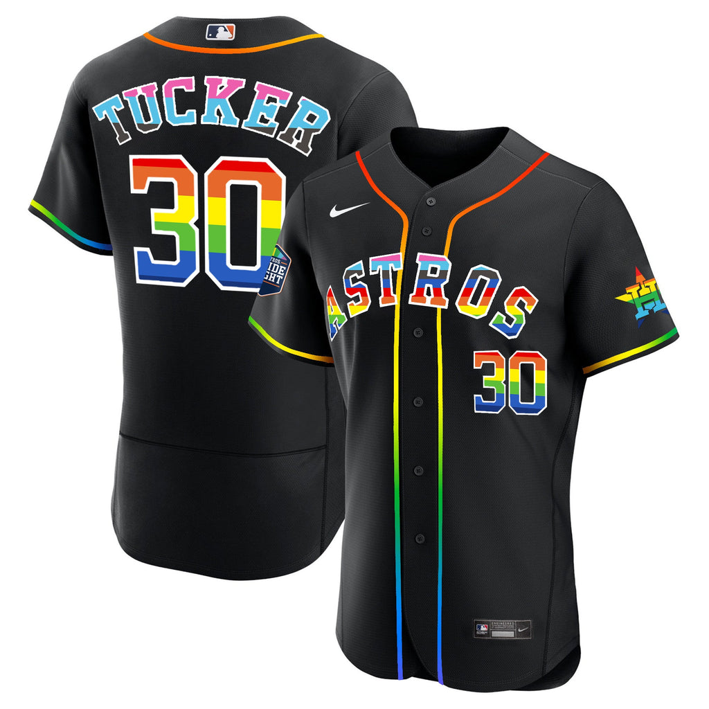 Men’s Houston 2023 Flex Base Pride Jersey – Stitched