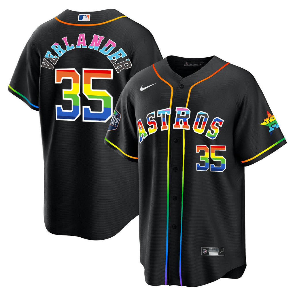 Men’s Houston 2023 Cool Base Pride Jersey – Stitched