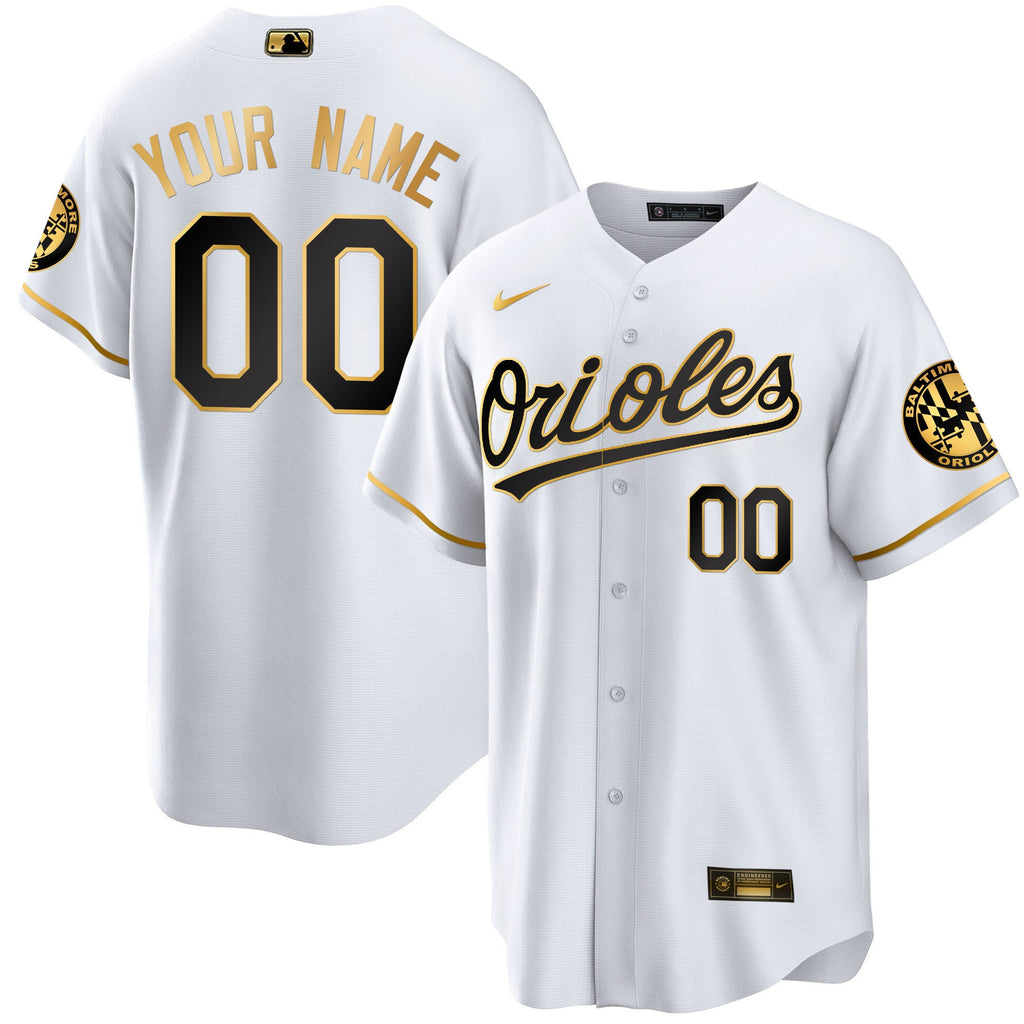 Baltimore 2023 Special Gold Cool Custom Jersey