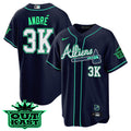 Men’s Atlanta Atliens Cool Base Jersey – Galaxy Version – Stitched