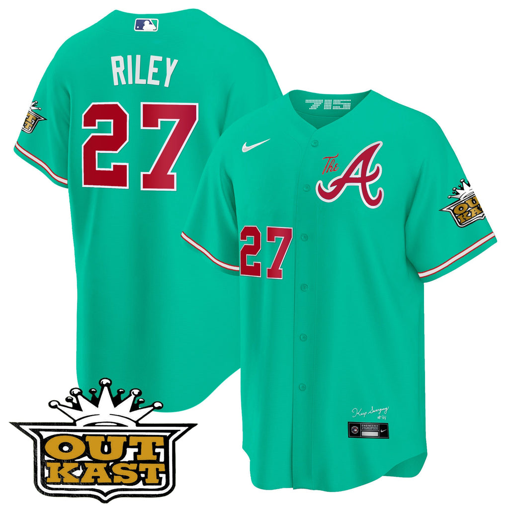 Men’s Atlanta Atliens The A Cool Base Jersey – Galaxy Version – Stitched