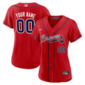 Women’s Atlanta Red Custom Jersey