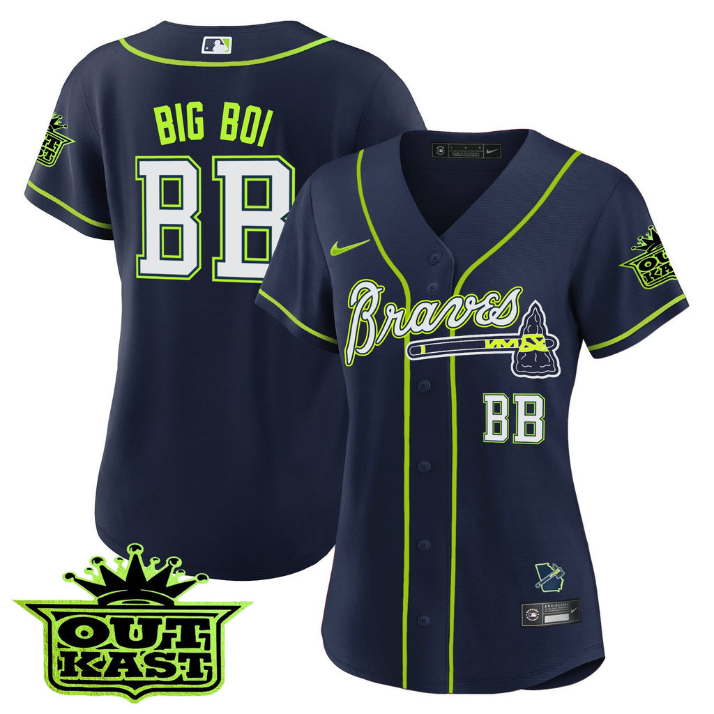 Women’s Atlanta Outkast Baseball Jersey V2
