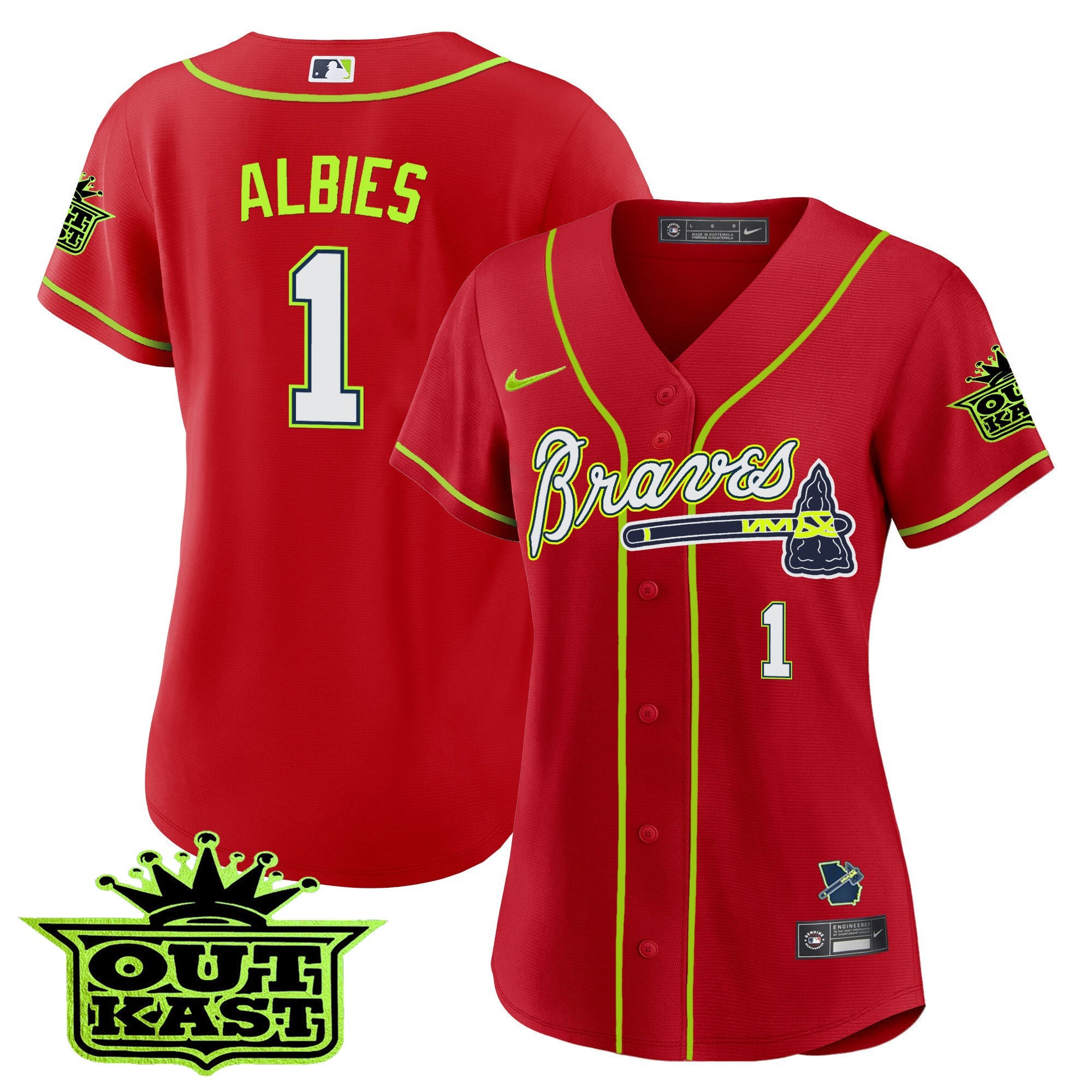 Women’s Atlanta Outkast Baseball Jersey V2