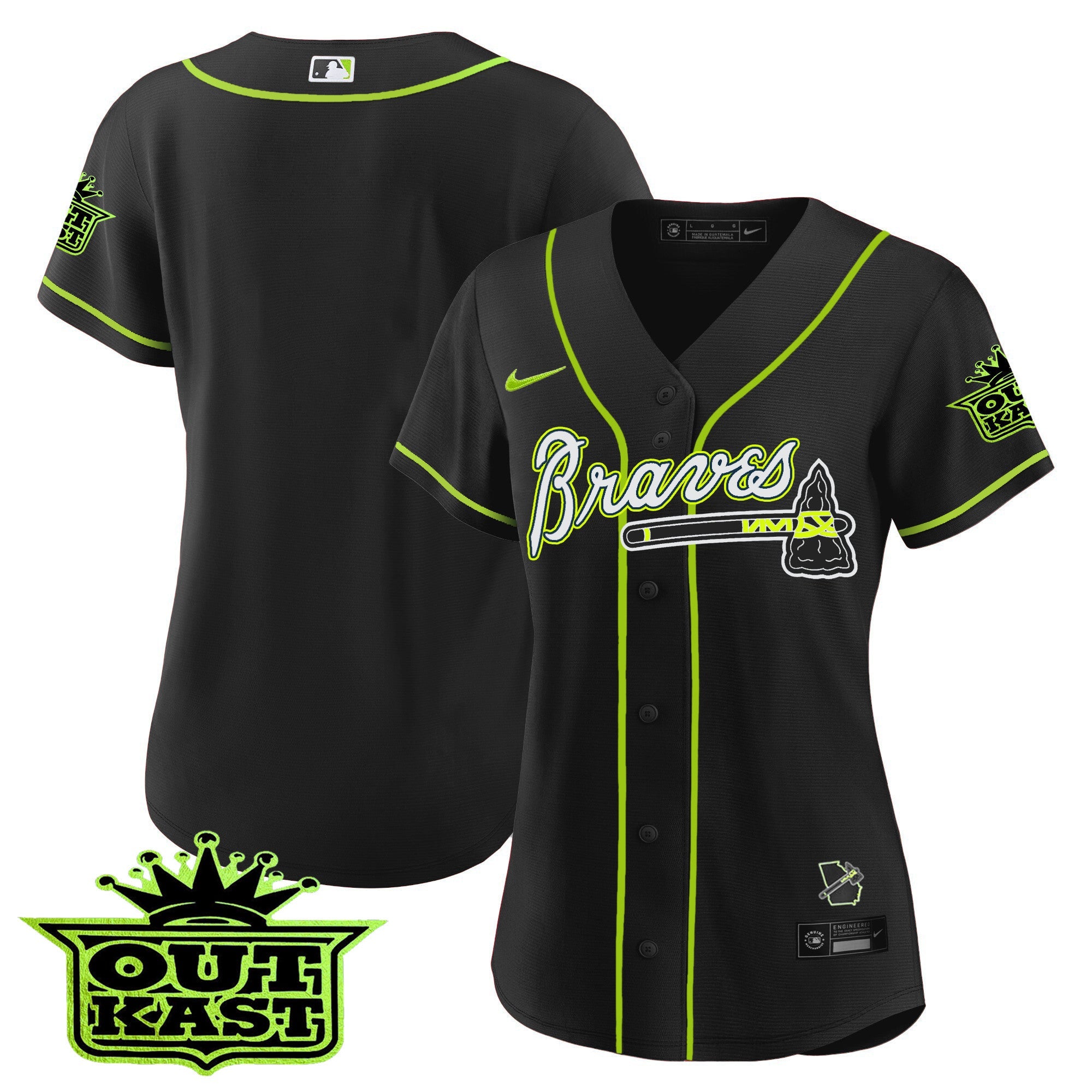 Women’s Atlanta Outkast Baseball Jersey V2