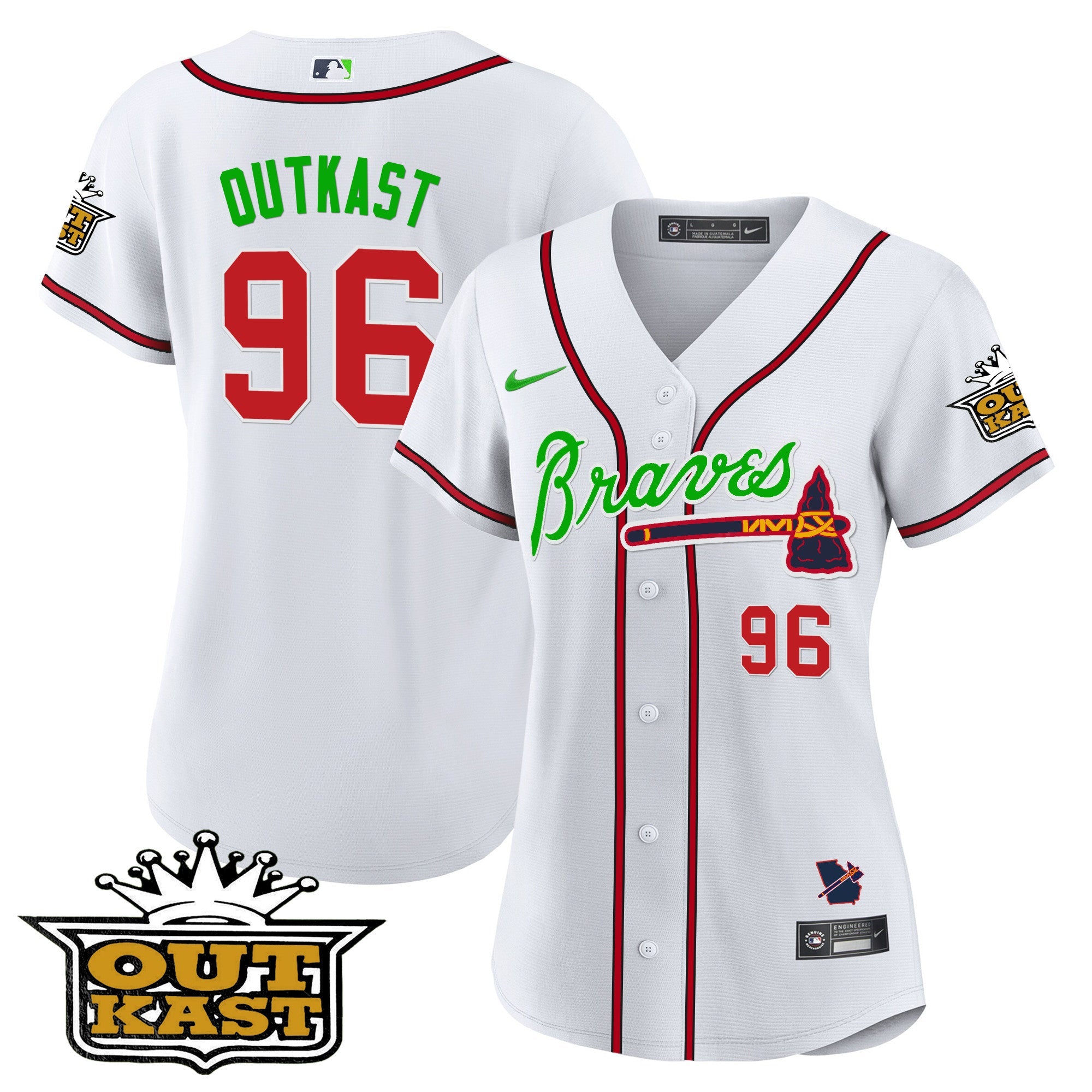 Women’s Atlanta Outkast Baseball Jersey V2