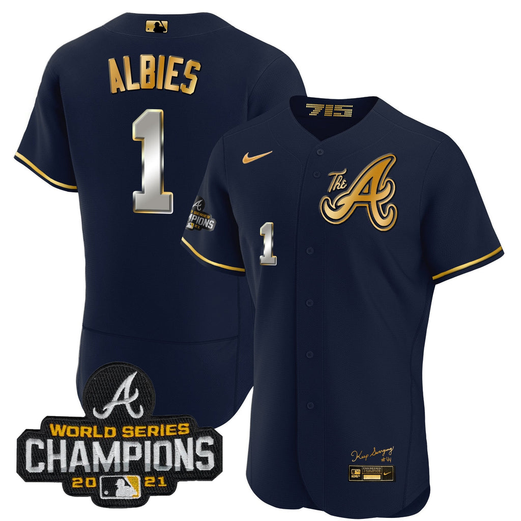 Youth’s Atlanta Champions City Connect Gold Flex Base Jersey
