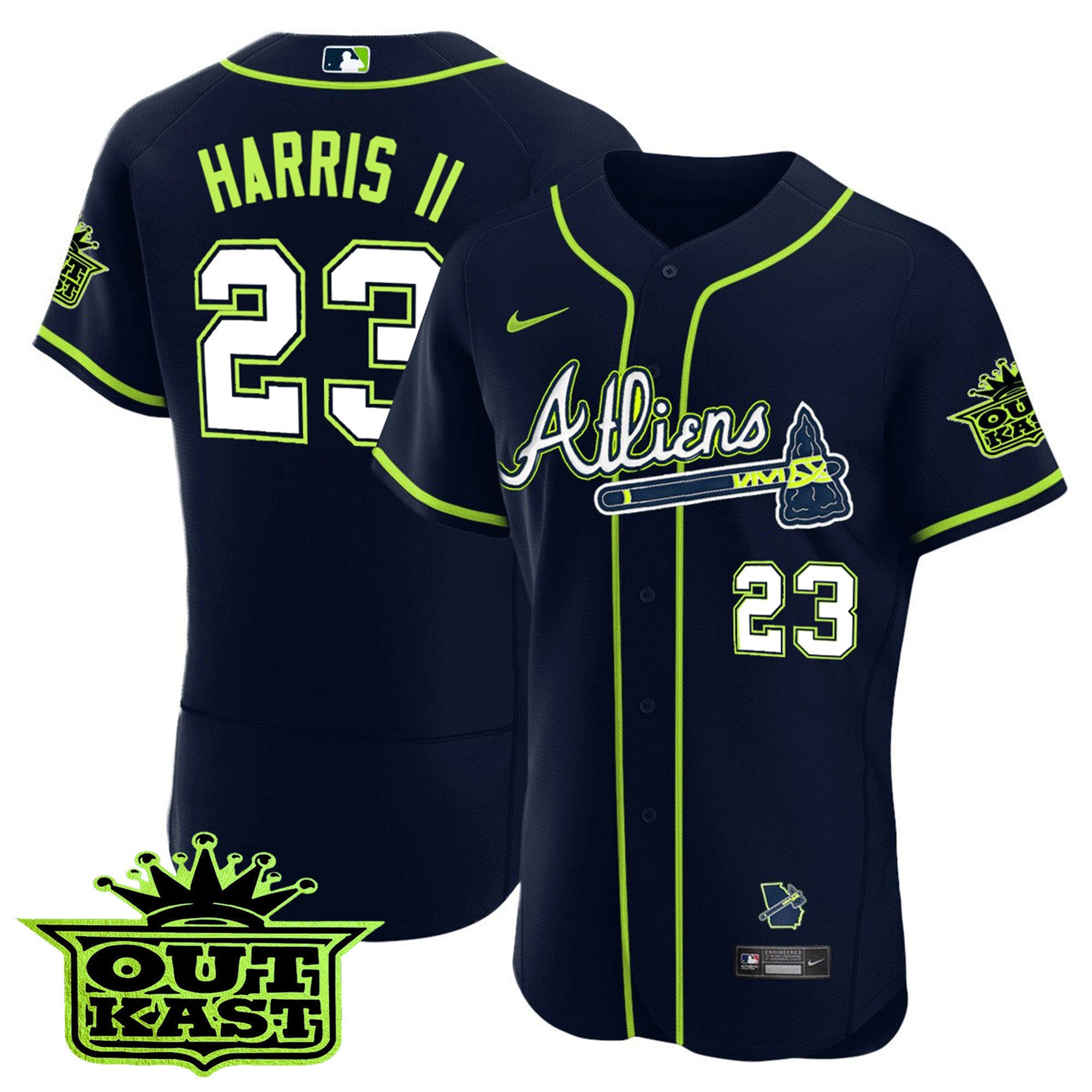 Men’s Atlanta Atliens Flex Base Jersey V4