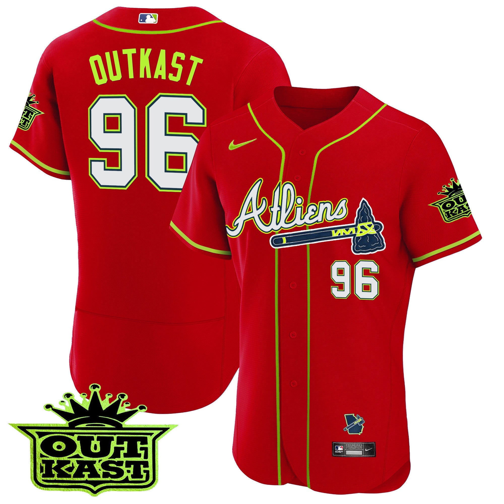 Men’s Atlanta Atliens Flex Base Jersey V4