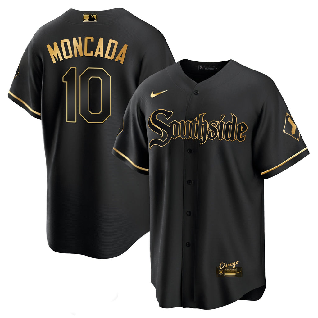 Men’s Chicago Black Limited & Gold Jersey