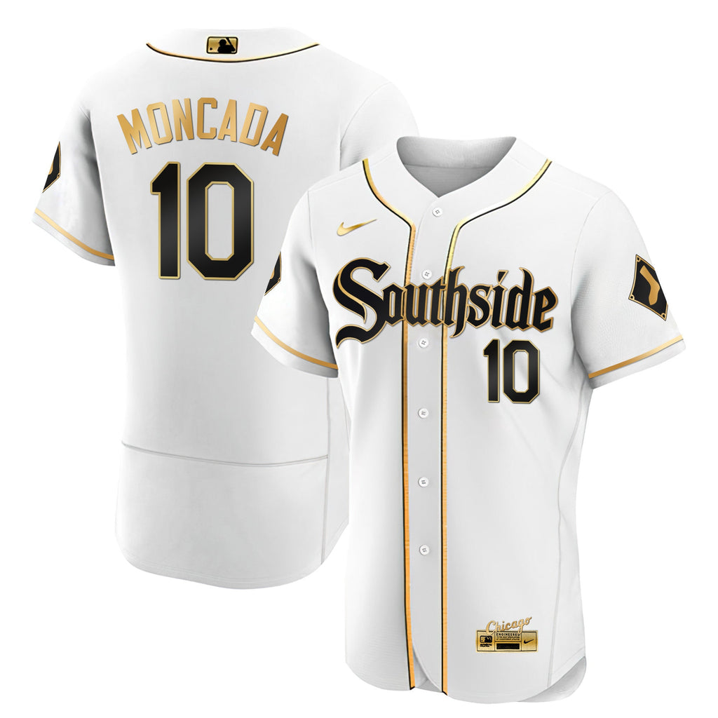 Men’s Chicago Black Limited & Gold Jersey