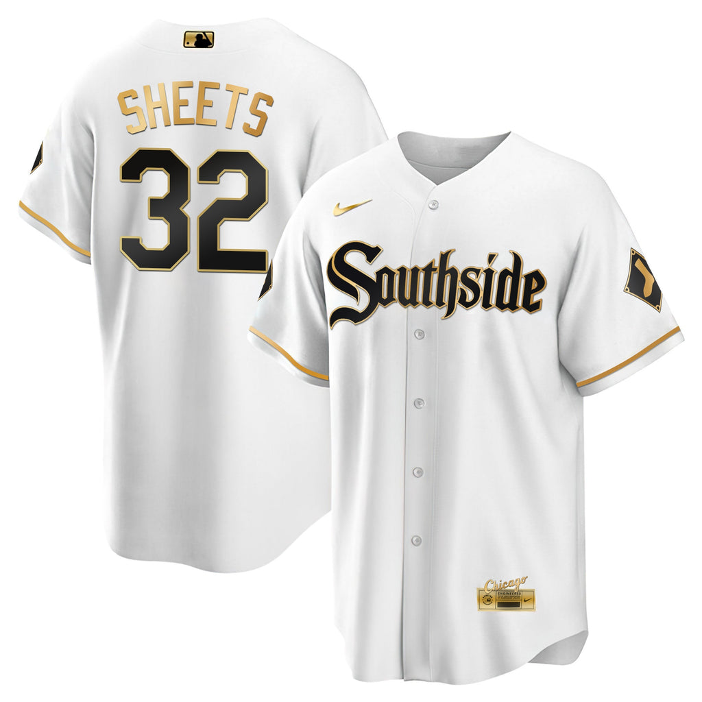 Men’s Chicago Black Limited & Gold Jersey